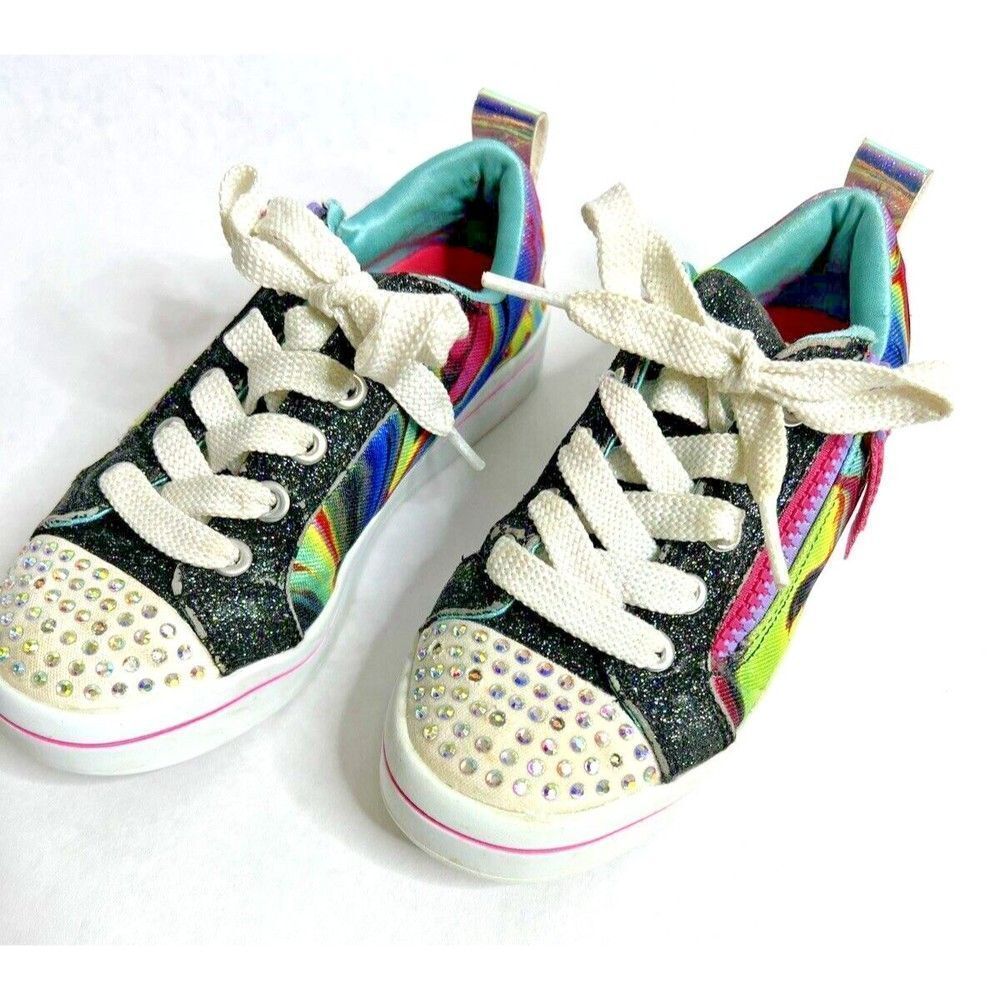 Skechers Twinkle Toes Shoes Size 13 Light Up  Prism Swirl‎ Kids